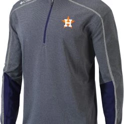 Columbia Men's Houston Astros Navy Shotgun 2.0 Quarter-Zip Shirt