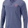 Columbia Men's Boston Red Sox Navy Pin High Long Sleeve Polo 1 Columbia Men's Boston Red Sox Navy Pin High Long Sleeve Polo -Columbia Sales Store unnamed file 4369