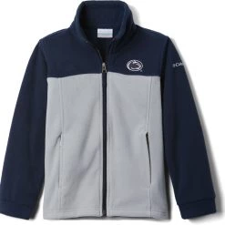 Columbia Youth Penn State Nittany Lions Blue Flanker Full-Zip Fleece For Boys'