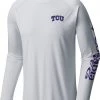 Columbia Men's TCU Horned Frogs White Terminal Tackle Long Sleeve T-Shirt -Columbia Sales Store unnamed file 4383