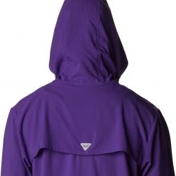 Columbia Women's LSU Tigers Purple PFG Tamiami Quarter-Snap Long Sleeve Hooded Shirt 10 Columbia Women's LSU Tigers Purple PFG Tamiami Quarter-Snap Long Sleeve Hooded Shirt -Columbia Sales Store unnamed file 4390