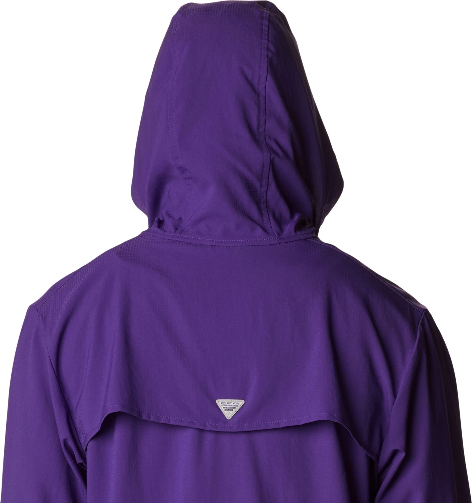 Columbia Women's LSU Tigers Purple PFG Tamiami Quarter-Snap Long Sleeve Hooded Shirt 6 Columbia Women's LSU Tigers Purple PFG Tamiami Quarter-Snap Long Sleeve Hooded Shirt - Image 4