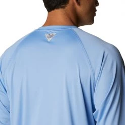 Columbia Men's North Carolina Tar Heels White Terminal Tackle Long Sleeve T-Shirt -Columbia Sales Store unnamed file 4395