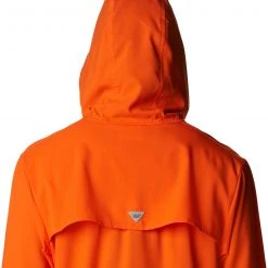 Columbia Women's Clemson Tigers Orange PFG Tamiami Quarter-Snap Long Sleeve Hooded Shirt -Columbia Sales Store unnamed file 4402