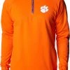 Columbia Men's Clemson Tigers Orange PFG Terminal Tackle Quarter-Zip Pullover Shirt -Columbia Sales Store unnamed file 4404