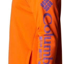 Columbia Men's Clemson Tigers Orange PFG Terminal Tackle Quarter-Zip Pullover Shirt -Columbia Sales Store unnamed file 4405