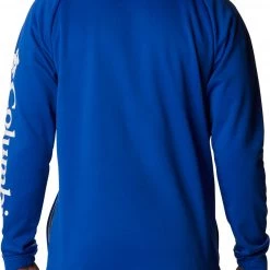 Columbia Men's Kentucky Wildcats Blue PFG Terminal Tackle Quarter-Zip Pullover Shirt -Columbia Sales Store unnamed file 4415