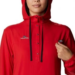 Columbia Women's Georgia Bulldogs Red PFG Tamiami Quarter-Snap Long Sleeve Hooded Shirt 9 Columbia Women's Georgia Bulldogs Red PFG Tamiami Quarter-Snap Long Sleeve Hooded Shirt -Columbia Sales Store unnamed file 4422