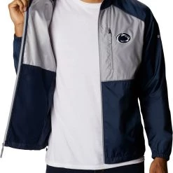 Columbia Men's Penn State Nittany Lions Blue Flash Forward Full-Zip Jacket