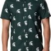 Columbia Men's Michigan State Spartans Green Super Slack Tide Button Down Shirt -Columbia Sales Store unnamed file 4434