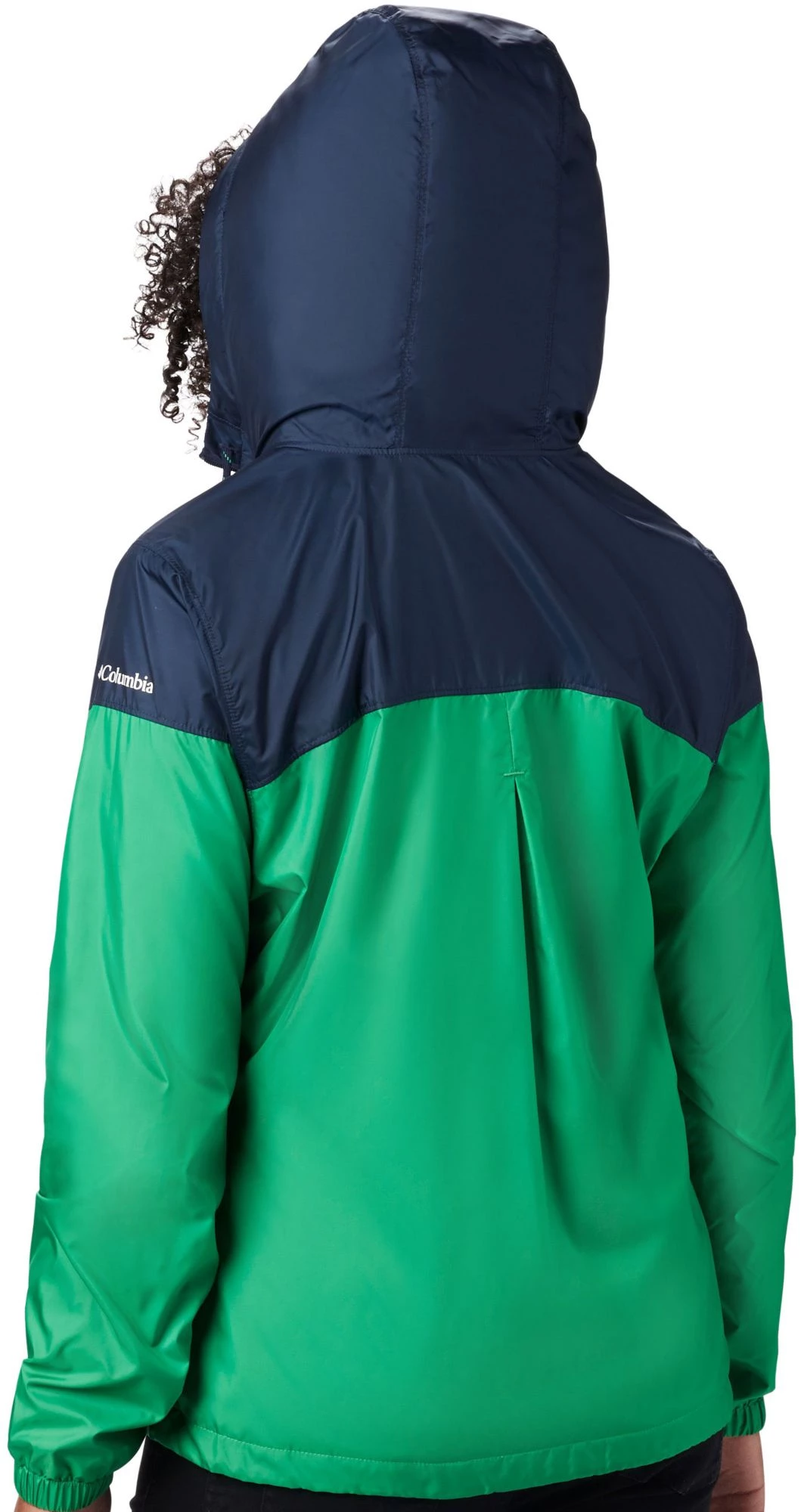 Columbia Women's Notre Dame Fighting Irish Navy/Green CLG Flash Forward Lined Jacket 4 Columbia Women's Notre Dame Fighting Irish Navy/Green CLG Flash Forward Lined Jacket - Image 2