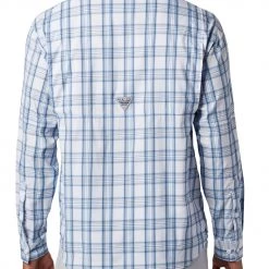 Columbia Men's North Carolina Tar Heels Carolina Blue Long Sleeve Tamiami Shirt -Columbia Sales Store unnamed file 4444