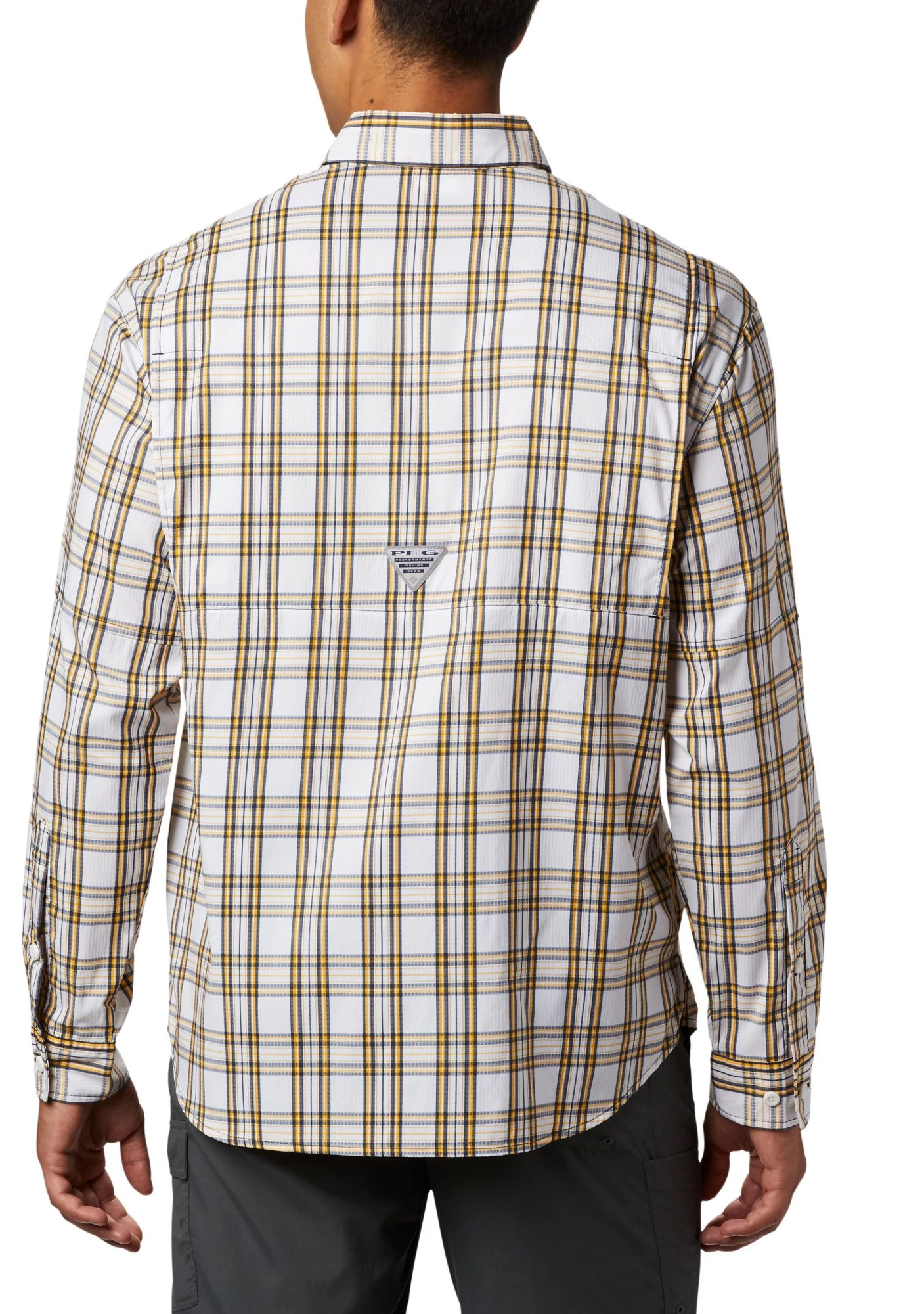 Columbia Men's West Virginia Mountaineers Blue Long Sleeve Tamiami Shirt 4 Columbia Men's West Virginia Mountaineers Blue Long Sleeve Tamiami Shirt - Image 2