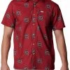 Columbia Men's South Carolina Gamecocks Garnet CLG Super Slack Tide™ Short Sleeve Shirt -Columbia Sales Store unnamed file 4453