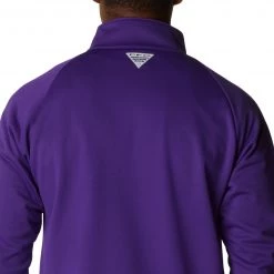 Columbia Men's LSU Tigers Purple PFG Terminal Tackle Quarter-Zip Pullover Shirt -Columbia Sales Store unnamed file 4461