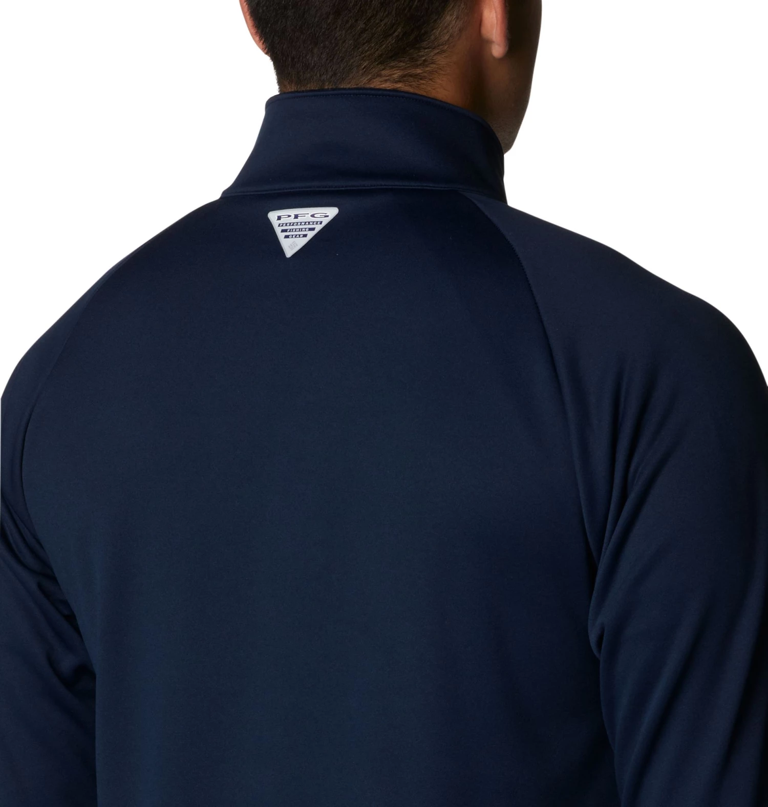Columbia Men's Auburn Tigers Blue PFG Terminal Tackle Quarter-Zip Pullover Shirt 6 Columbia Men's Auburn Tigers Blue PFG Terminal Tackle Quarter-Zip Pullover Shirt - Image 4