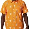 Columbia Men's Tennessee Volunteers Tennessee Orange CLG Super Slack Tide™ Short Sleeve Shirt