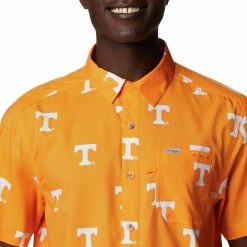 Columbia Men's Tennessee Volunteers Tennessee Orange CLG Super Slack Tide™ Short Sleeve Shirt -Columbia Sales Store unnamed file 4471