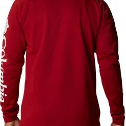 Columbia Men's Oklahoma Sooners Crimson PFG Terminal Tackle Quarter-Zip Pullover Shirt -Columbia Sales Store unnamed file 4489