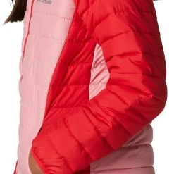 Columbia Girls' Powder Lite Jacket Red Lily/pink Orchid -Columbia Sales Store unnamed file 451