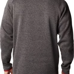 Columbia Men's Oklahoma Sooners Grey Canyon Point Half-Zip Pullover Fleece Jacket -Columbia Sales Store unnamed file 4524