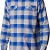 Columbia Men's Kentucky Wildcats Blue CLG Flare Gun™ Flannel Long Sleeve Shirt -Columbia Sales Store unnamed file 4527