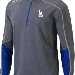 Columbia Men's Los Angeles Dodgers Blue Shotgun 2.0 Quarter-Zip Shirt