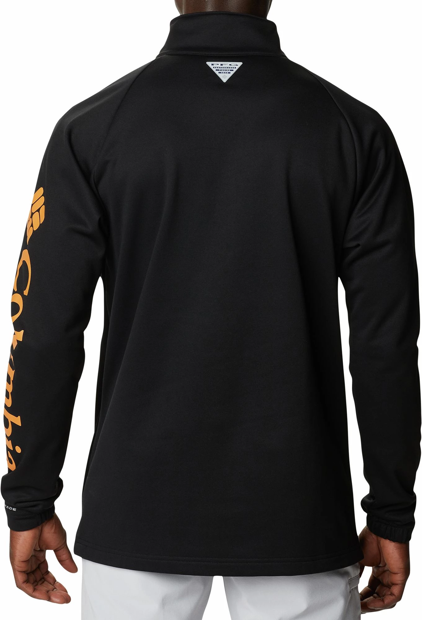 Columbia Men's Virginia Tech Hokies Black CLG Terminal Tackle™ Fleece 1/4 Zip 4 Columbia Men's Virginia Tech Hokies Black CLG Terminal Tackle™ Fleece 1/4 Zip - Image 2