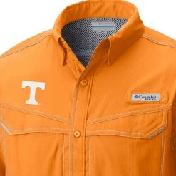 Columbia Men's Tennessee Volunteers Tennessee Orange Low Drag Offshore Short Sleeve Button Down Shirt 5 Columbia Men's Tennessee Volunteers Tennessee Orange Low Drag Offshore Short Sleeve Button Down Shirt -Columbia Sales Store unnamed file 4568