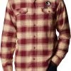 Columbia Men's Florida State Seminoles Garnet CLG Flare Gun™ Flannel Long Sleeve Shirt