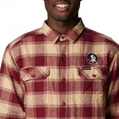 Columbia Men's Florida State Seminoles Garnet CLG Flare Gun™ Flannel Long Sleeve Shirt 9 Columbia Men's Florida State Seminoles Garnet CLG Flare Gun™ Flannel Long Sleeve Shirt -Columbia Sales Store unnamed file 4593