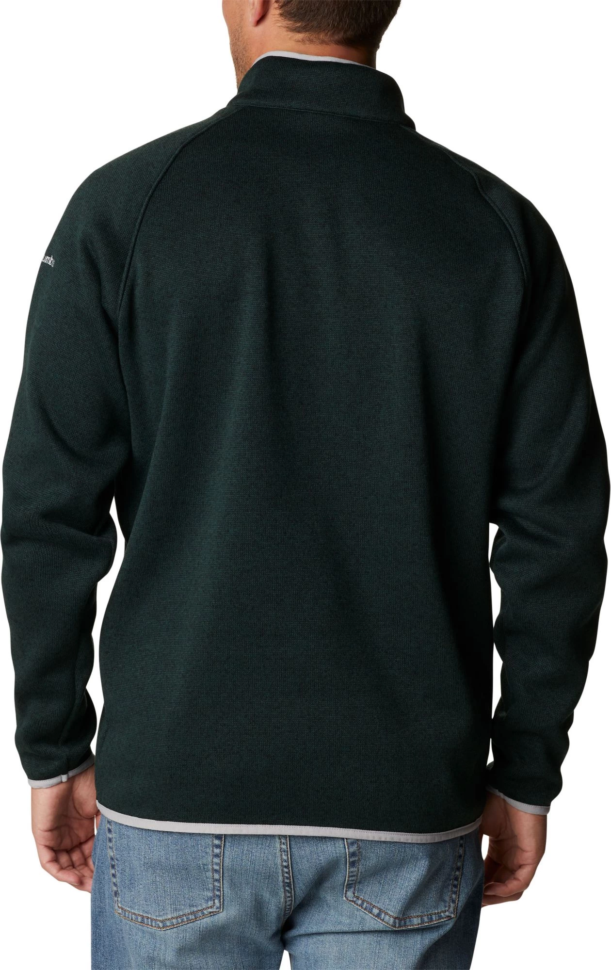 Columbia Men's Michigan State Spartans Green Canyon Point Half-Zip Pullover Fleece Jacket 6 Columbia Men's Michigan State Spartans Green Canyon Point Half-Zip Pullover Fleece Jacket - Image 4