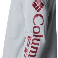 Columbia Men's Texas A&M Aggies Grey PFG Terminal Tackle Quarter-Zip Pullover Shirt -Columbia Sales Store unnamed file 4603