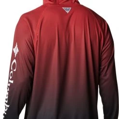 Columbia Men's Georgia Bulldogs Red PFG Super Terminal Tackle Long Sleeve Hooded T-Shirt 9 Columbia Men's Georgia Bulldogs Red PFG Super Terminal Tackle Long Sleeve Hooded T-Shirt -Columbia Sales Store unnamed file 4614