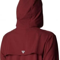 Columbia Women's Florida State Seminoles Garnet PFG Tamiami Quarter-Snap Long Sleeve Hooded Shirt -Columbia Sales Store unnamed file 4618