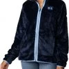 Columbia Women's North Carolina Tar Heels Navy Fire Side Sherpa Full-Zip Jacket