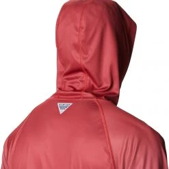 Columbia Men's Ohio State Buckeyes Scarlet PFG Super Terminal Tackle Long Sleeve Hooded T-Shirt -Columbia Sales Store unnamed file 4637