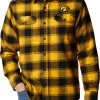 Columbia Men's Iowa Hawkeyes Gold Plaid Flare Gun Flannel Button Down Long Sleeve Shirt -Columbia Sales Store unnamed file 4644