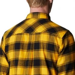Columbia Men's Iowa Hawkeyes Gold Plaid Flare Gun Flannel Button Down Long Sleeve Shirt 10 Columbia Men's Iowa Hawkeyes Gold Plaid Flare Gun Flannel Button Down Long Sleeve Shirt -Columbia Sales Store unnamed file 4647