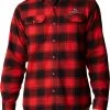Columbia Men's Georgia Bulldogs Red Plaid Flare Gun Flannel Button Down Long Sleeve Shirt -Columbia Sales Store unnamed file 4654