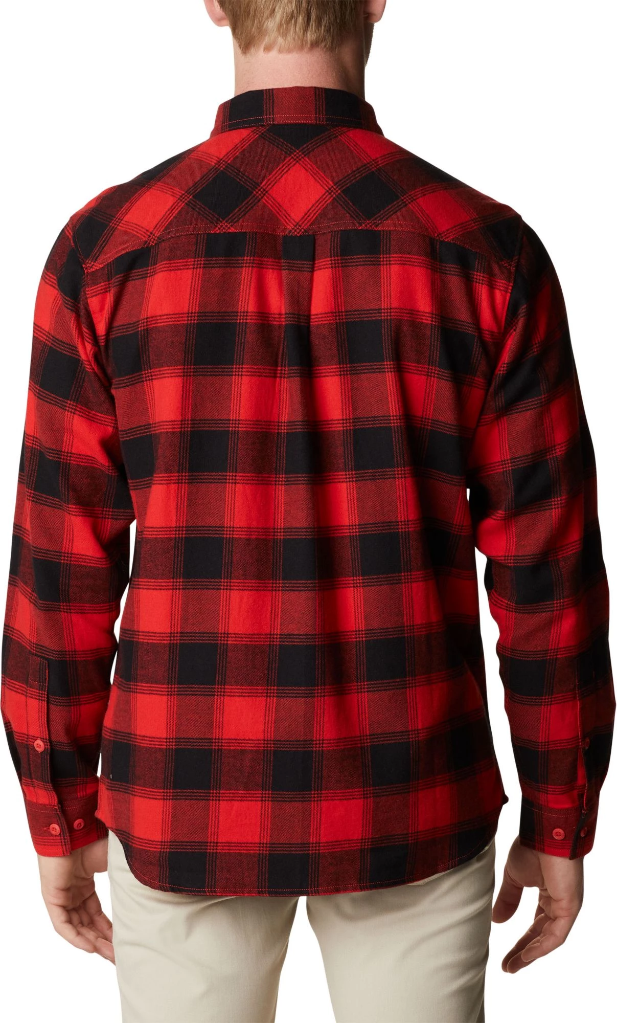 Columbia Men's Georgia Bulldogs Red Plaid Flare Gun Flannel Button Down Long Sleeve Shirt 7 Columbia Men's Georgia Bulldogs Red Plaid Flare Gun Flannel Button Down Long Sleeve Shirt - Image 5