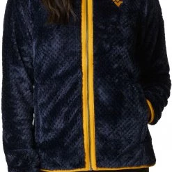 Columbia Women's West Virginia Mountaineers Blue Fire Side Sherpa Full-Zip Jacket