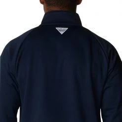 Columbia Men's North Carolina Tar Heels Navy PFG Terminal Tackle Quarter-Zip Pullover Shirt -Columbia Sales Store unnamed file 4673