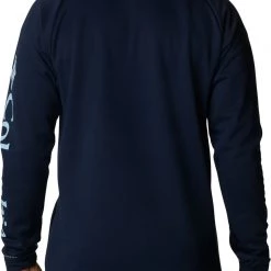 Columbia Men's North Carolina Tar Heels Navy PFG Terminal Tackle Quarter-Zip Pullover Shirt -Columbia Sales Store unnamed file 4674
