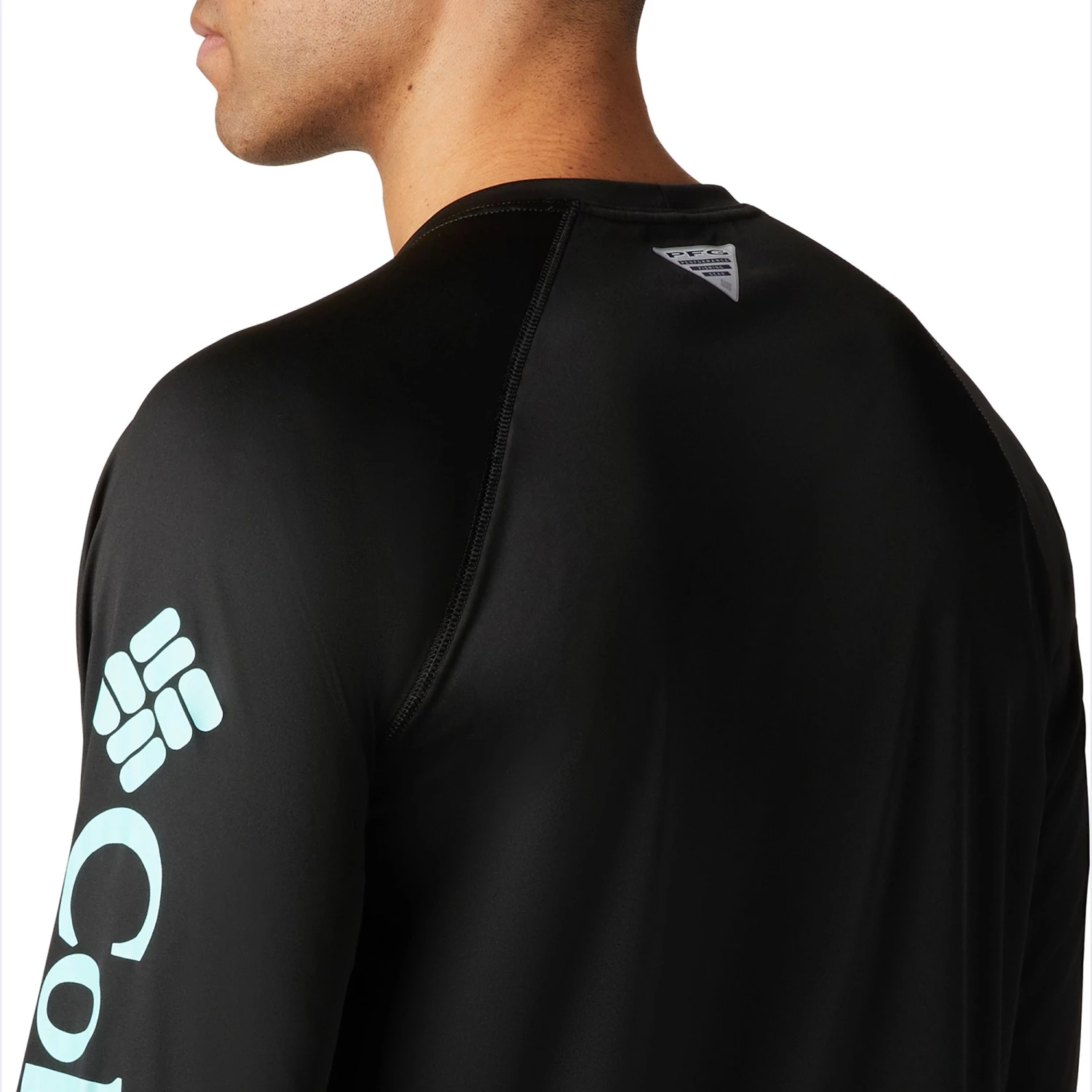 Columbia Men's PFG Terminal Tackle Long Sleeve Shirt - Tall (Regular And Big & Tall) Vivid Blue/cool Grey Logo 6 Columbia Men's PFG Terminal Tackle Long Sleeve Shirt - Tall (Regular And Big & Tall) Vivid Blue/cool Grey Logo - Image 4