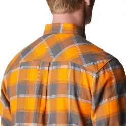 Columbia Men's Tennessee Volunteers Tennessee Orange Plaid Flare Gun Flannel Button Down Long Sleeve Shirt -Columbia Sales Store unnamed file 4734
