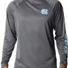 Columbia Men's North Carolina Tar Heels Charcoal Heather Gray CLG Terminal Tackle™ Long Sleeve Shirt -Columbia Sales Store unnamed file 4736