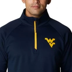 Columbia Men's West Virginia Mountaineers Blue PFG Terminal Tackle Quarter-Zip Pullover Shirt 9 Columbia Men's West Virginia Mountaineers Blue PFG Terminal Tackle Quarter-Zip Pullover Shirt -Columbia Sales Store unnamed file 4742