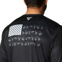 Columbia Columbus Men's PHG Terminal Shot Game Flag Long Sleeve T-Shirt Boulder/buffalo Game Flag -Columbia Sales Store unnamed file 4774