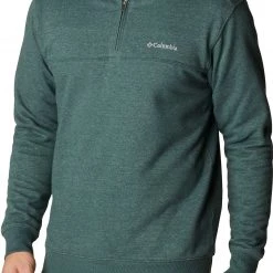 Columbia Men's Hart Mountain II Half Zip Jacket Spruce Heather
